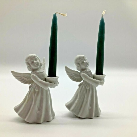 Angel Candleholders, Made in Japan - Picture 3 of 7